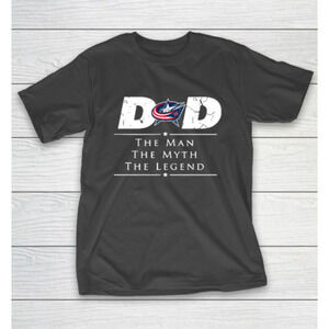 Columbus Blue Jackets Hockey Dad Graphic Unisex T-Shirt